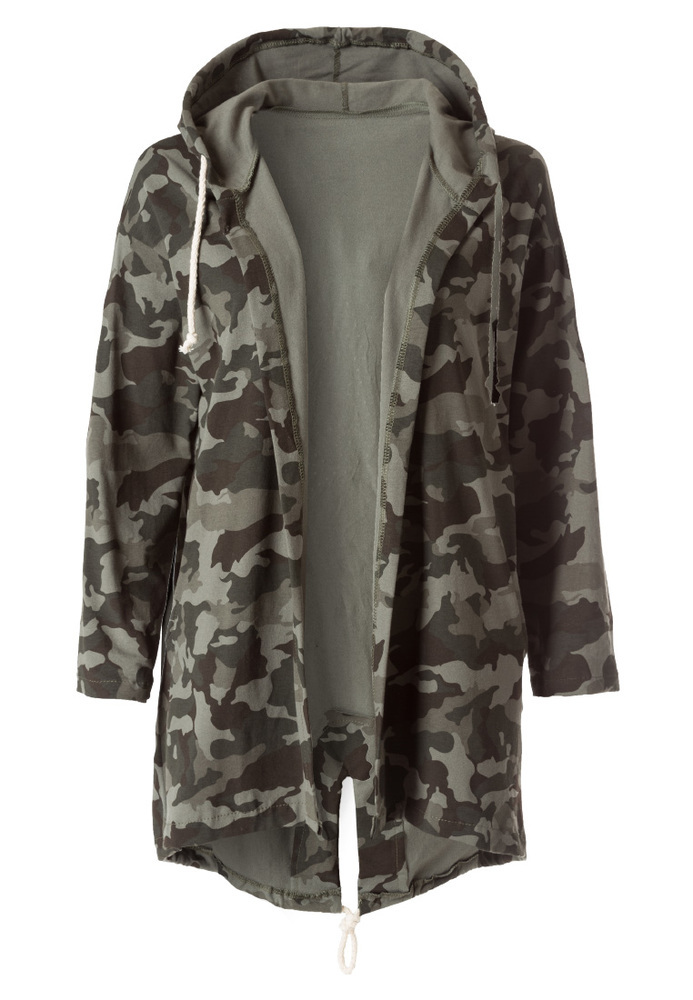 Camouflage Kapuzenjacke