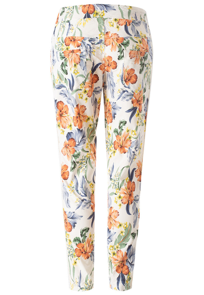 Track-Pants mit All-Over Blumen-Muster