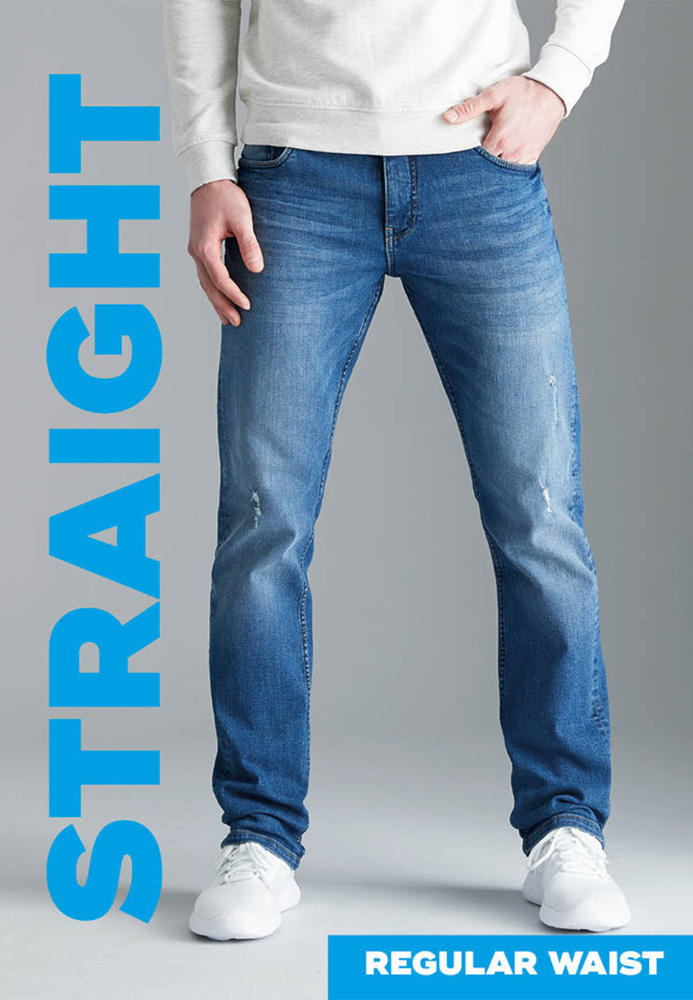 Straight Regular Waist Jeans