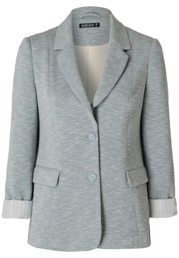 Blazer in Melange-Optik