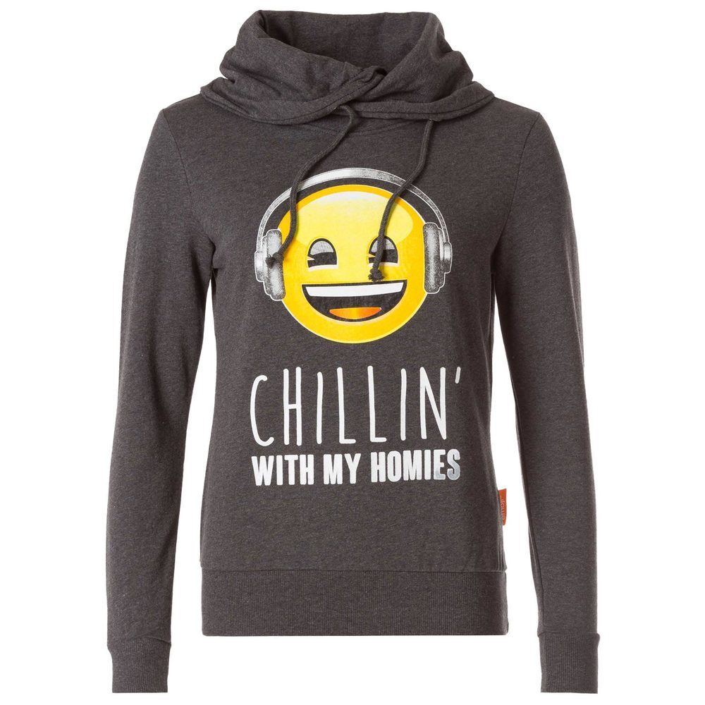 Sweatshirt mit Emoticon