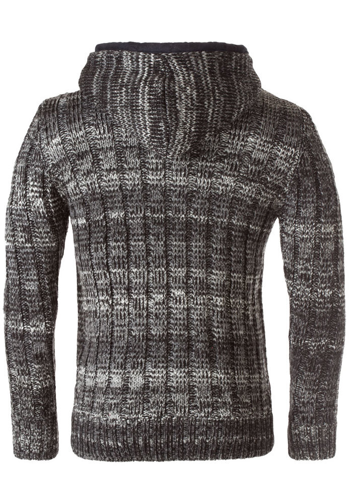 Strickjacke mit Kapuze