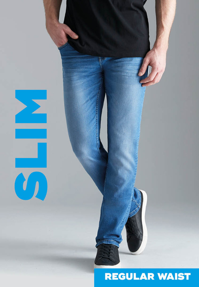 Slim Regular Waist Jeans