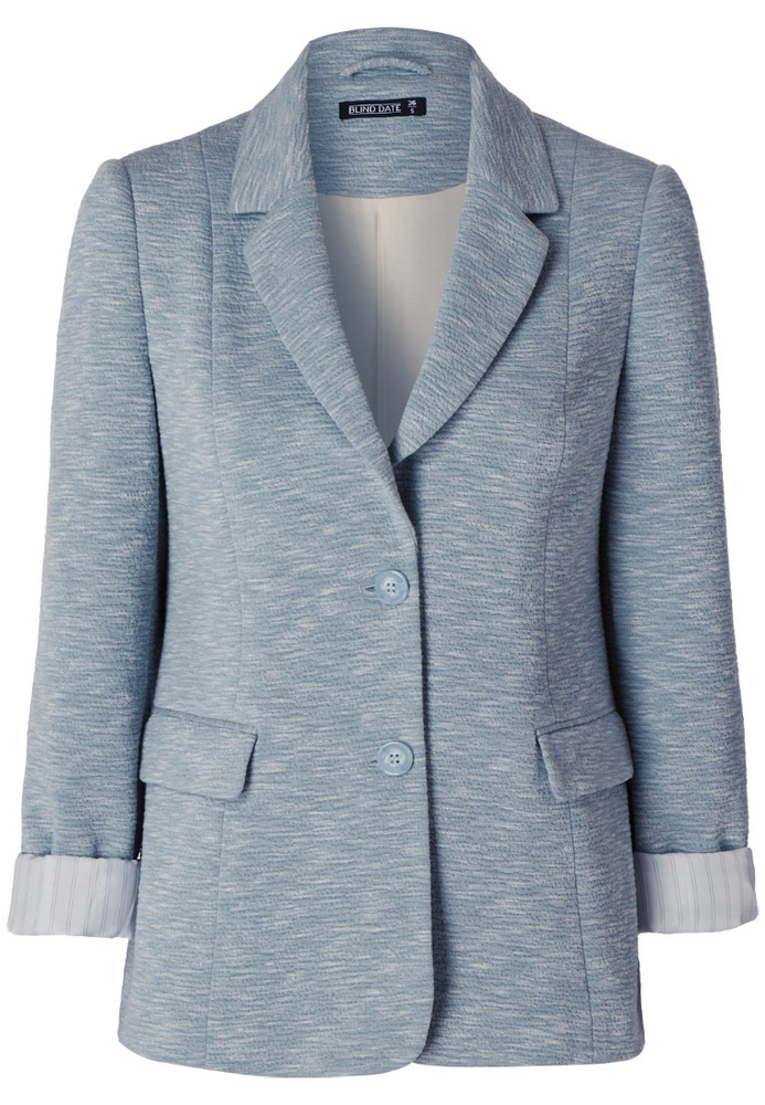 Blazer in Melange-Optik