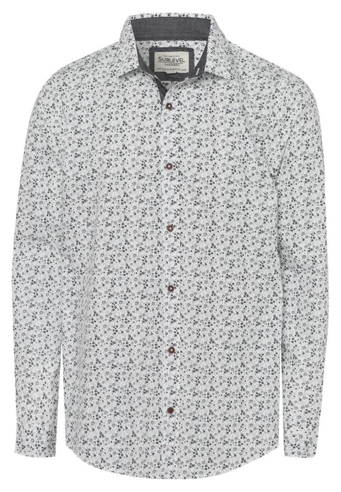 Hemd mit All-Over Blumen-Muster