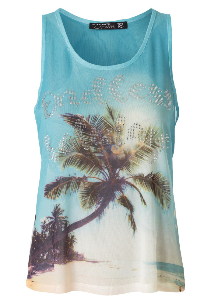 Mesh-Top mit Sublimation-Print