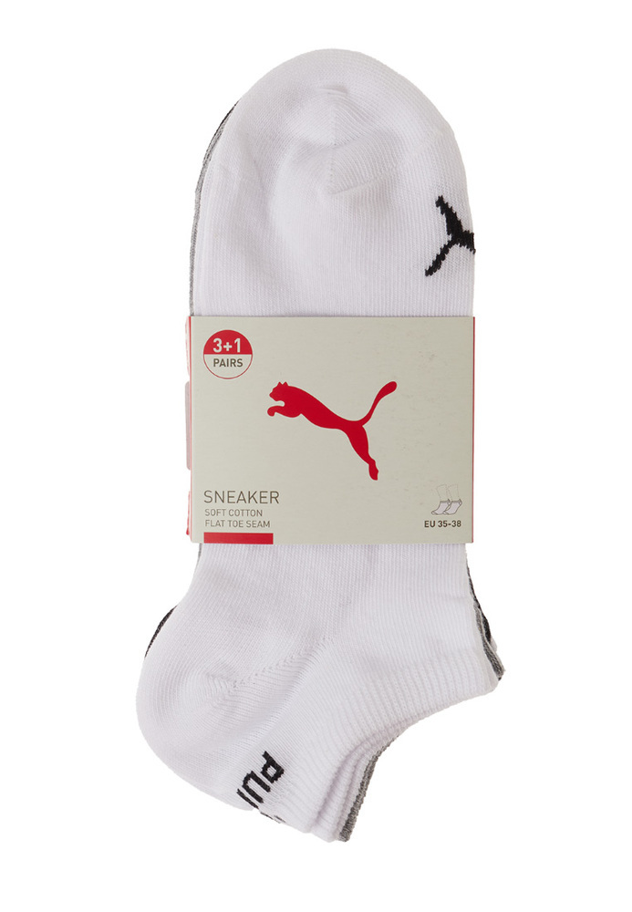 PUMA Sneaker-Socken, 4er-Pack