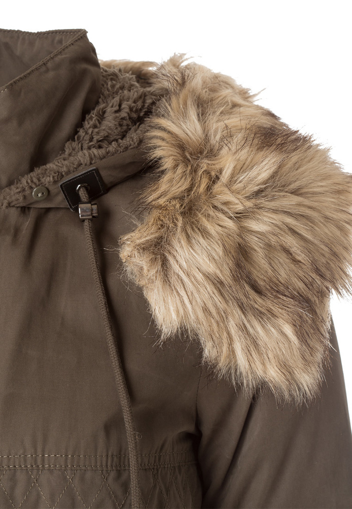 Parka mit Fake-Fur