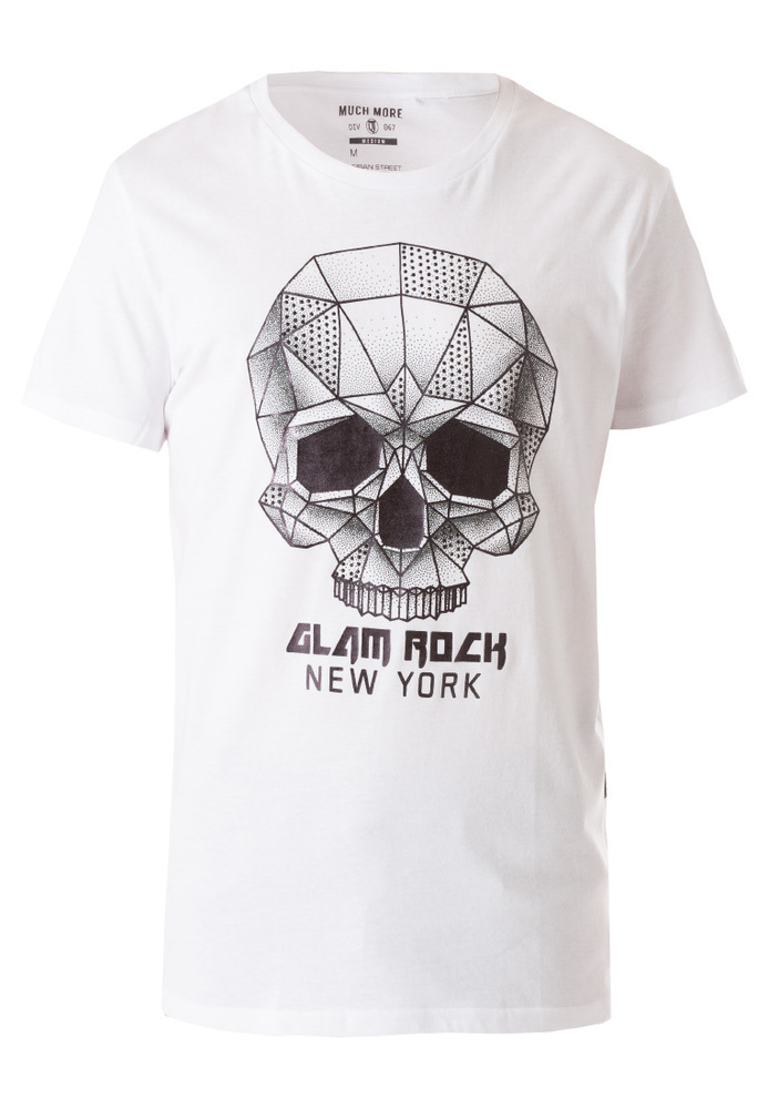 T-Shirt mit Totenkopf-Print