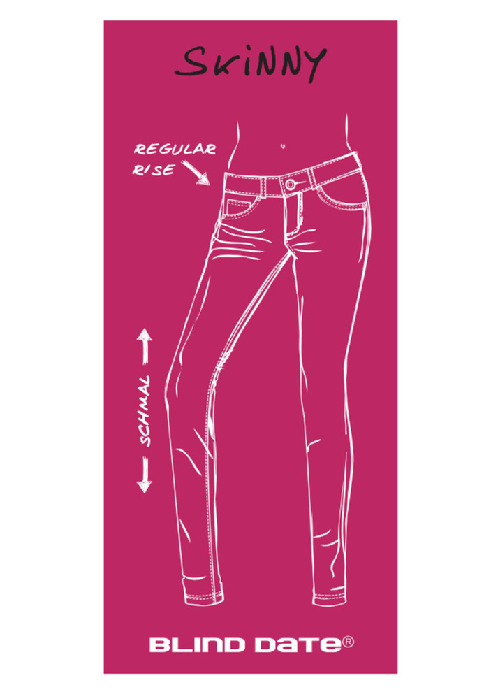 Skinny Regular Rise Jeans