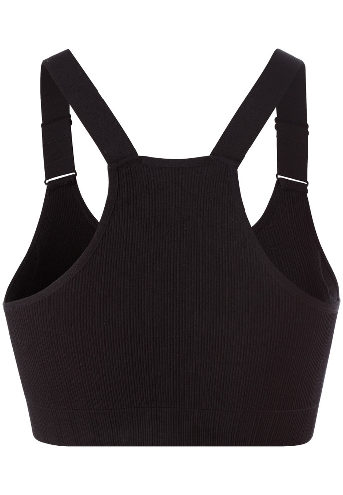 Bustier in Ripp-Optik