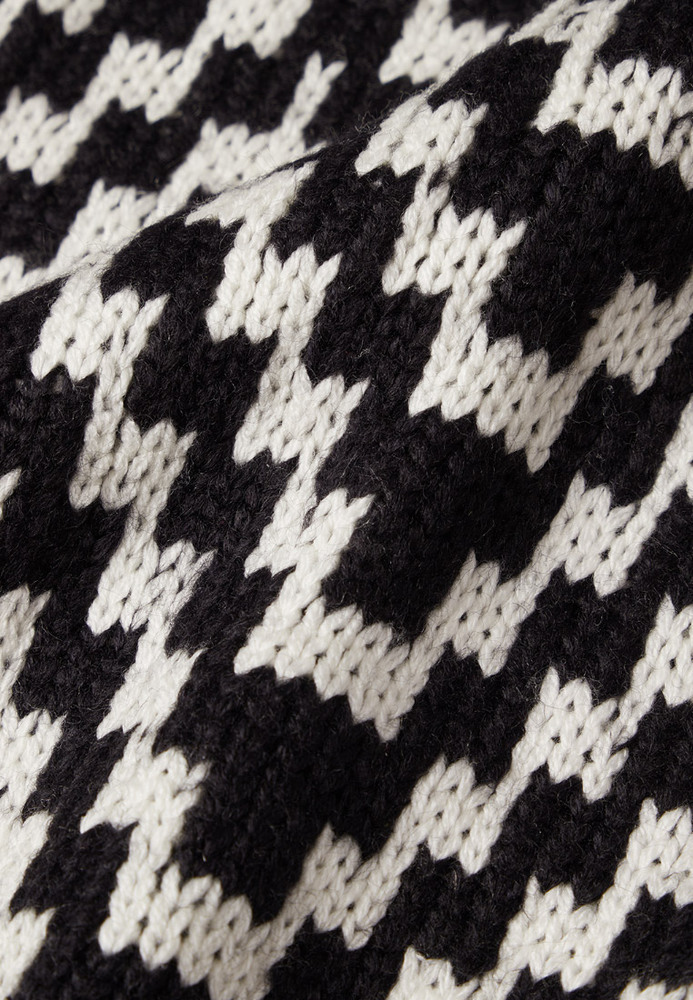 Strickpulli mit Zick-Zack-Muster