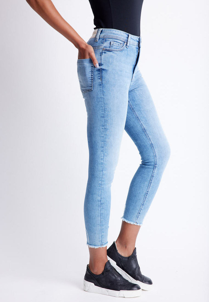 Ankle High Waist Jeans