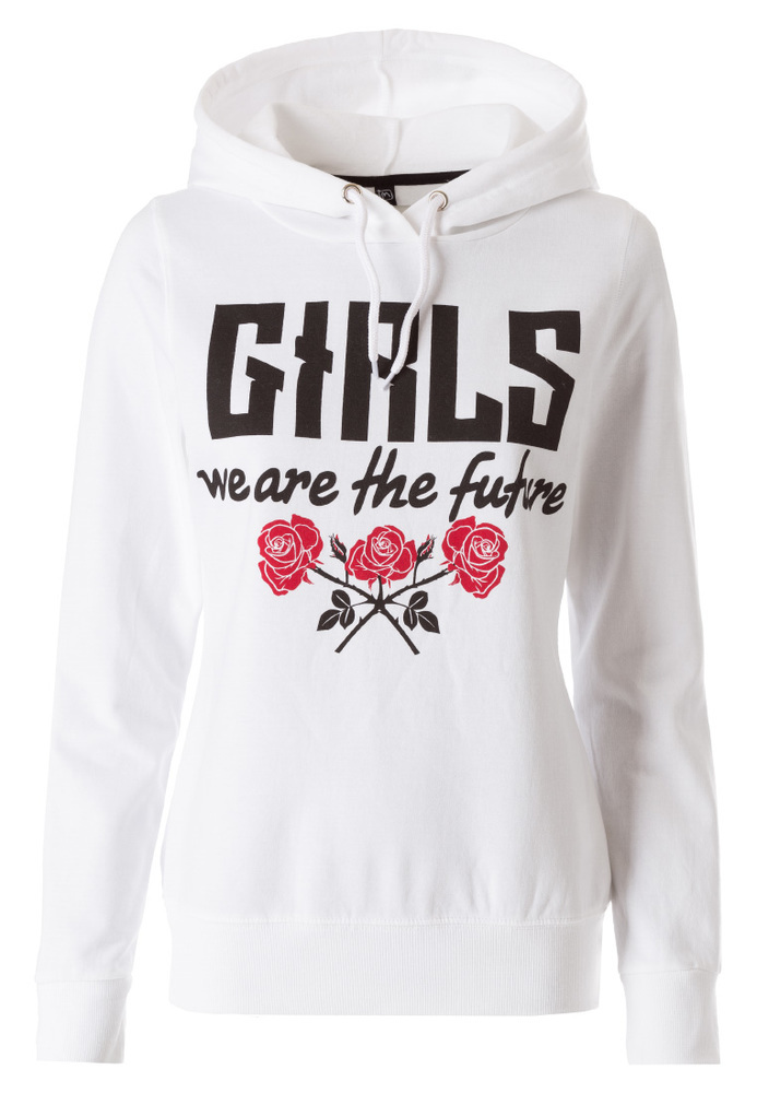 Hoodie mit Schriftzug-Print