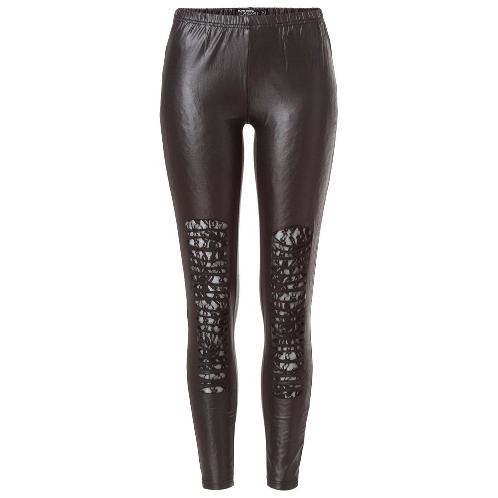 Leggings im Lederlook