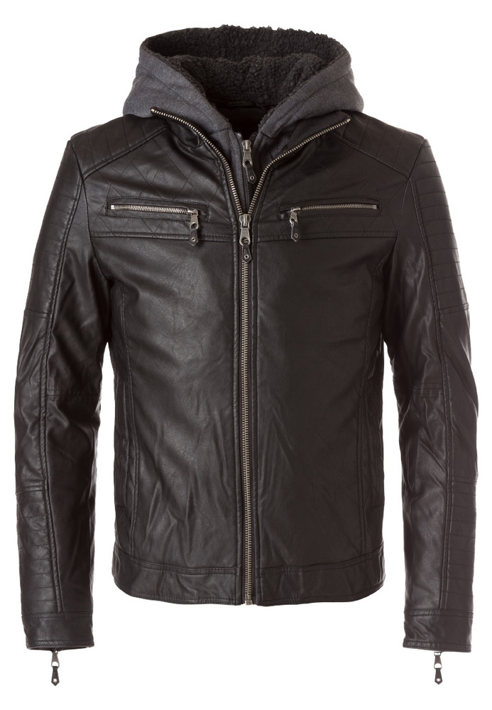 Bikerjacke im Lagen-Look