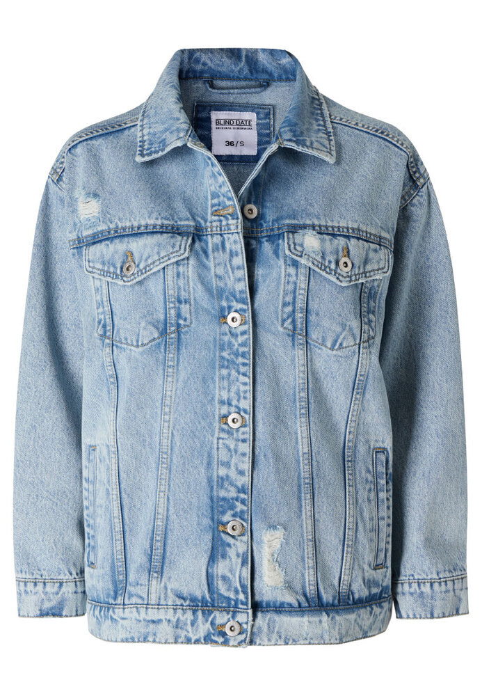 Oversize-Jeansjacke