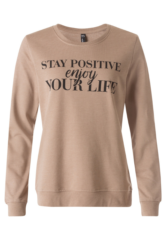 Sweatshirt mit Schriftzug-Print