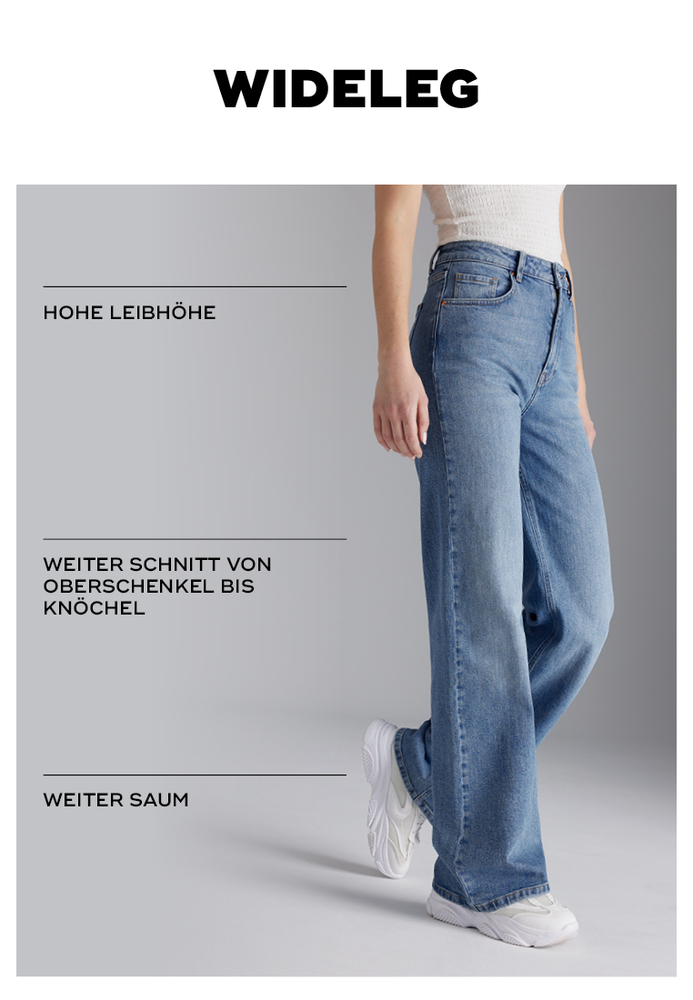 Wide Leg High Waist Jeans