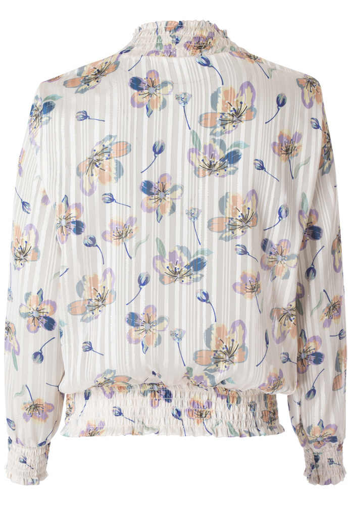 Bluse mit All-Over Blumen-Muster