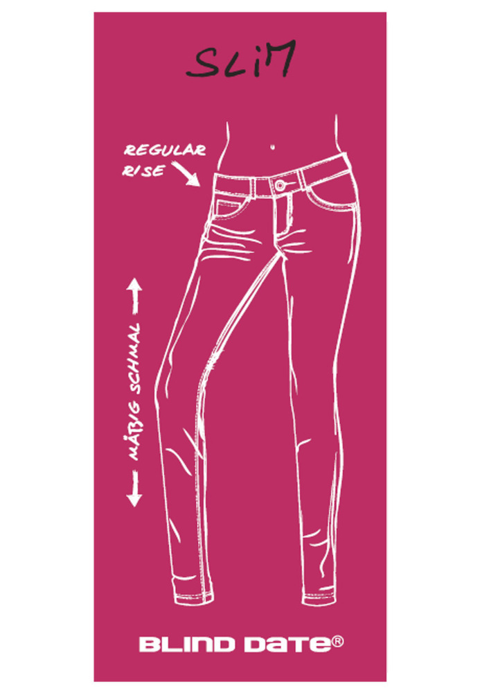 Slim Regular Rise Jeans