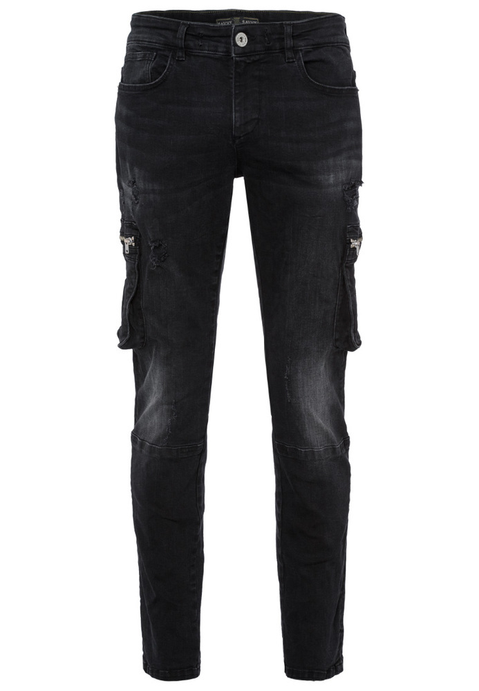 Tapered Regular Waist Jeans