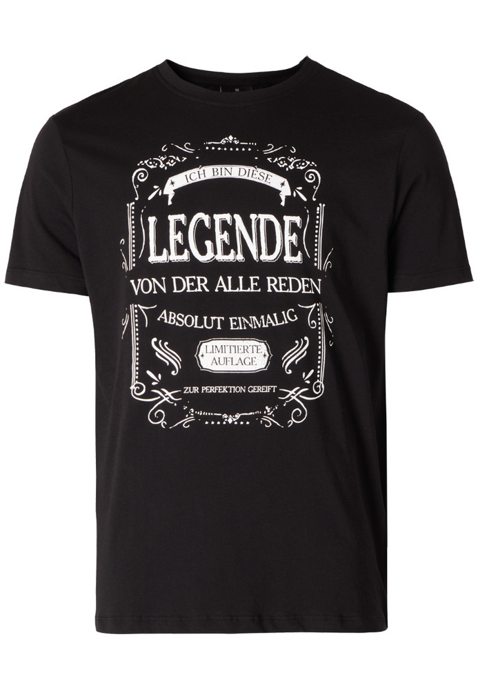 T-Shirt mit Sprüche-Druck