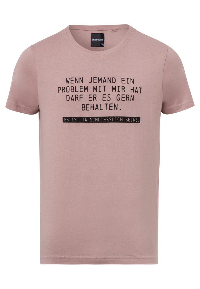 T-Shirt mit Sprüche-Druck