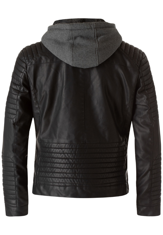 Biker-Jacke im Lagen-Look