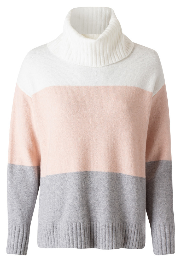 Pullover im Colour-Blocking-Look