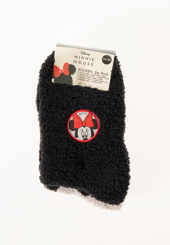 Minnie-Mouse-Socken aus Plüsch