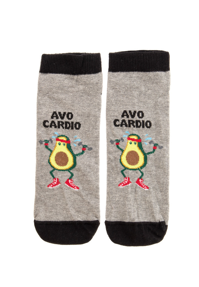 Sneaker-Socken mit Avocado-Motiv