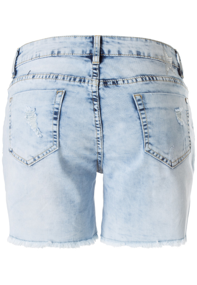 Jeans-Shorts mit Sternen