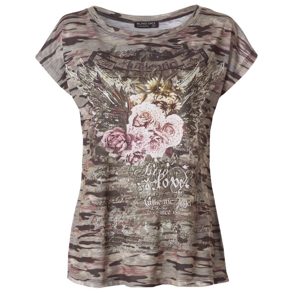 Shirt mit Camouflage-Print