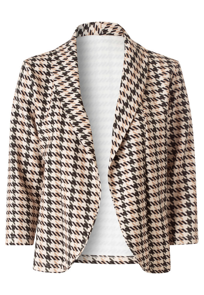 Blazer mit All-Over-Muster