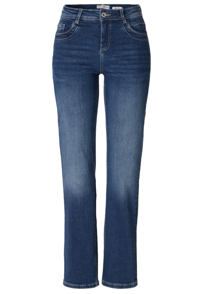 Straight Mid Waist Jeans