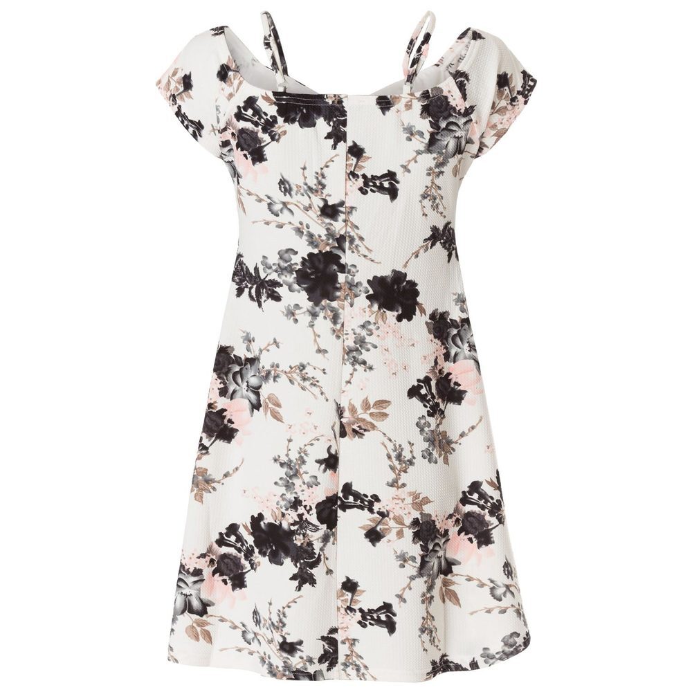 Kleid mit Blumen-Muster