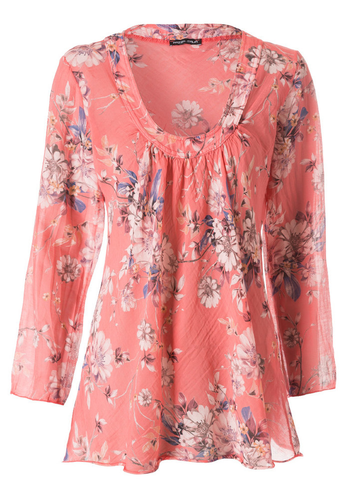 Bluse mit Blumen-Print