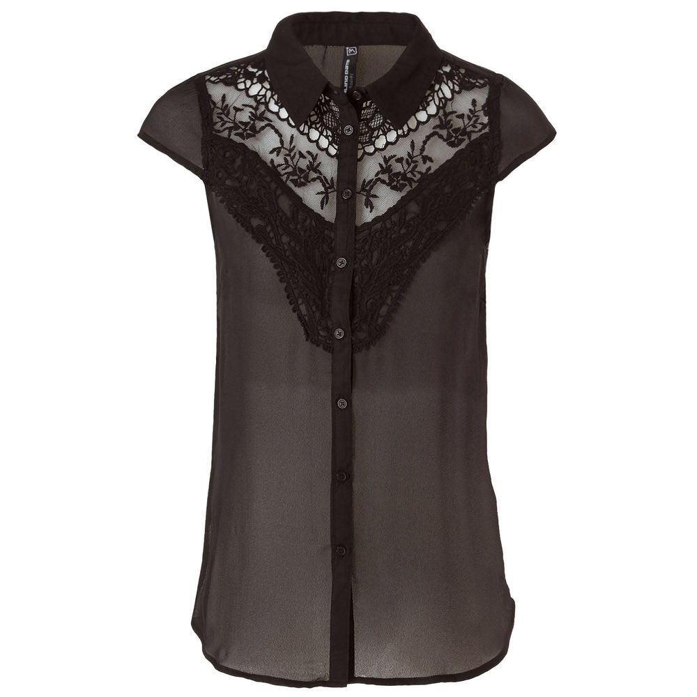 Bluse mit Spitze