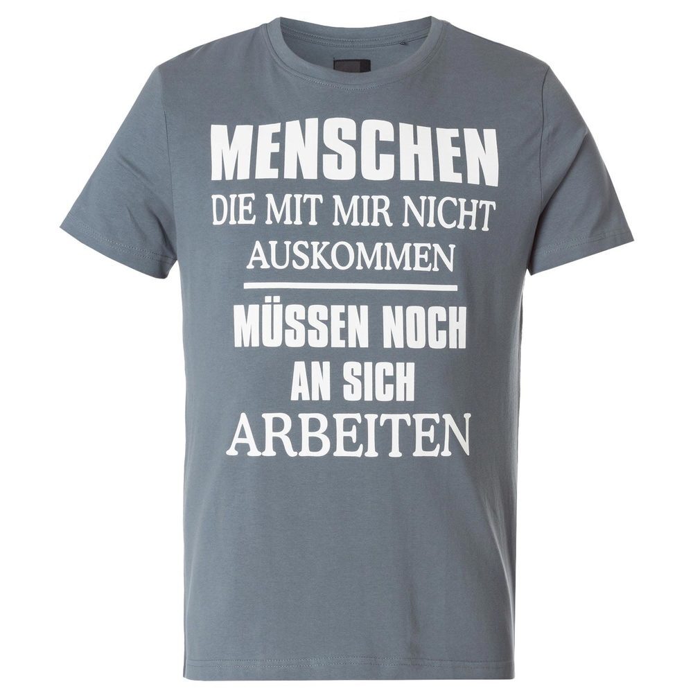 T-Shirt mit Sprüche-Druck