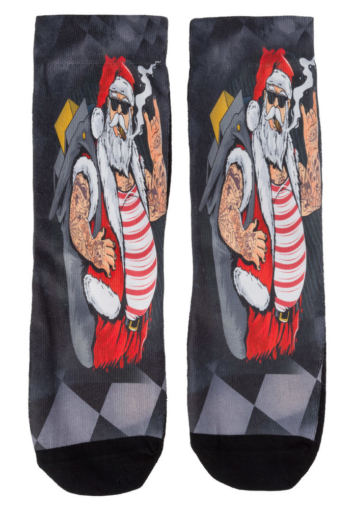 Sneaker-Socken mit Weihnachtsmotiv