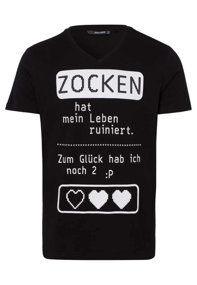 T-Shirt mit Sprüche-Druck