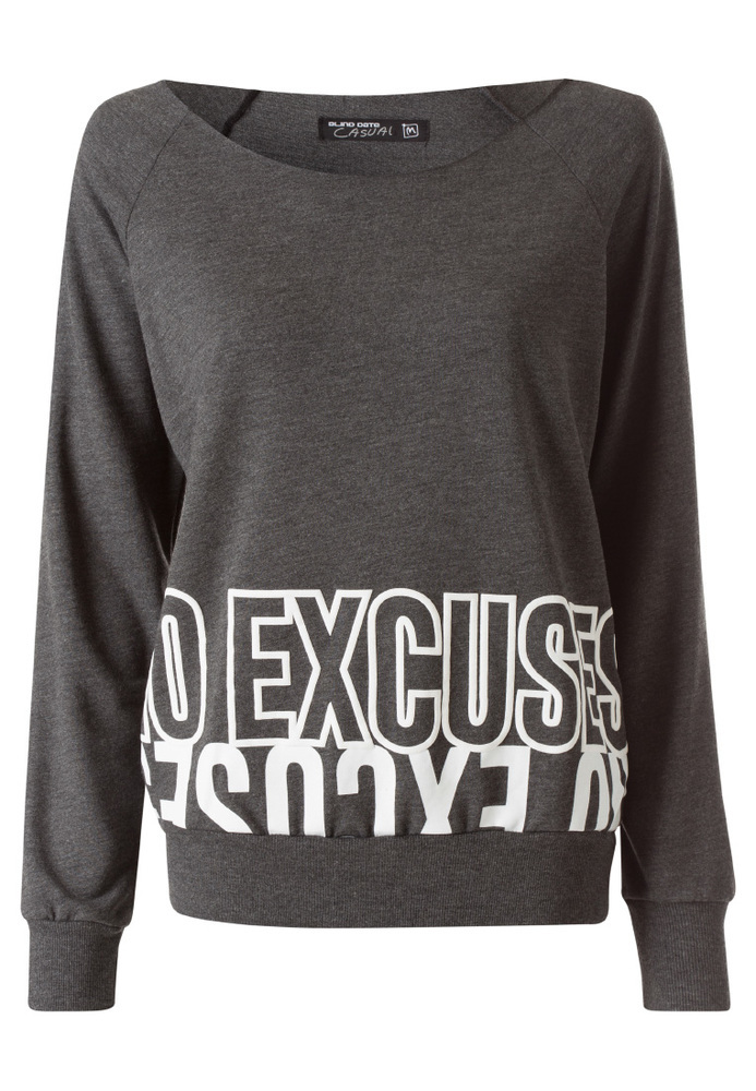 Sweatshirt mit Schriftzug-Print