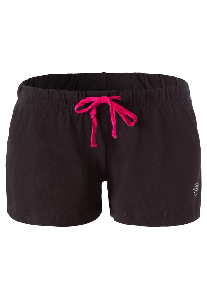 Pyjama-Shorts mit Strasssteinen