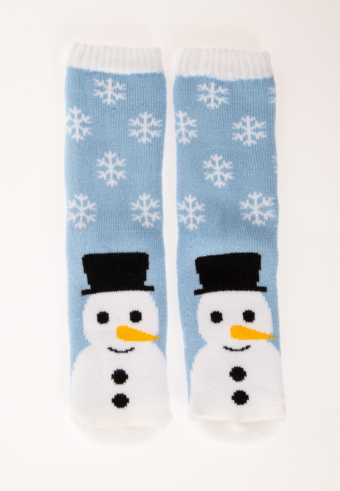 Socken mit Weihnachtsmotiv