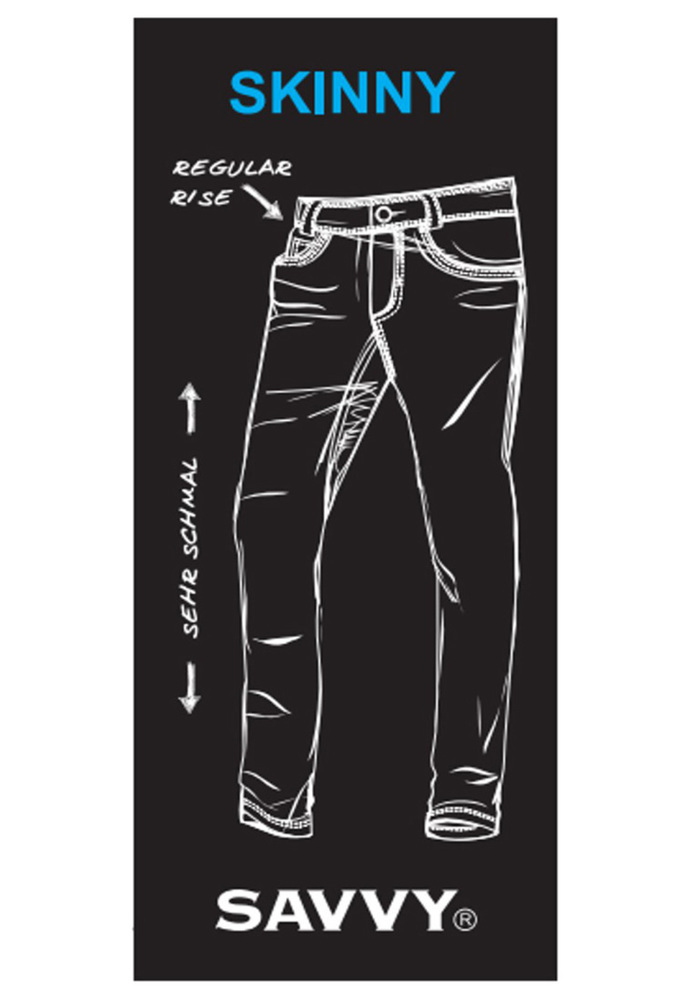 Skinny Regular Rise Jeans