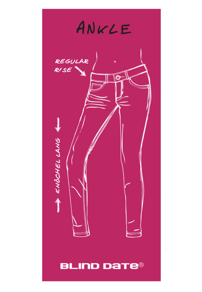 Ankle Regular Rise Jeans