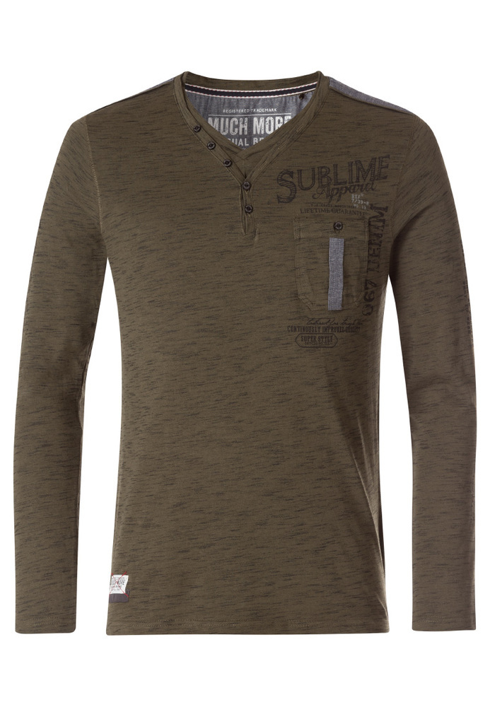 Longsleeve mit Schriftzug-Print