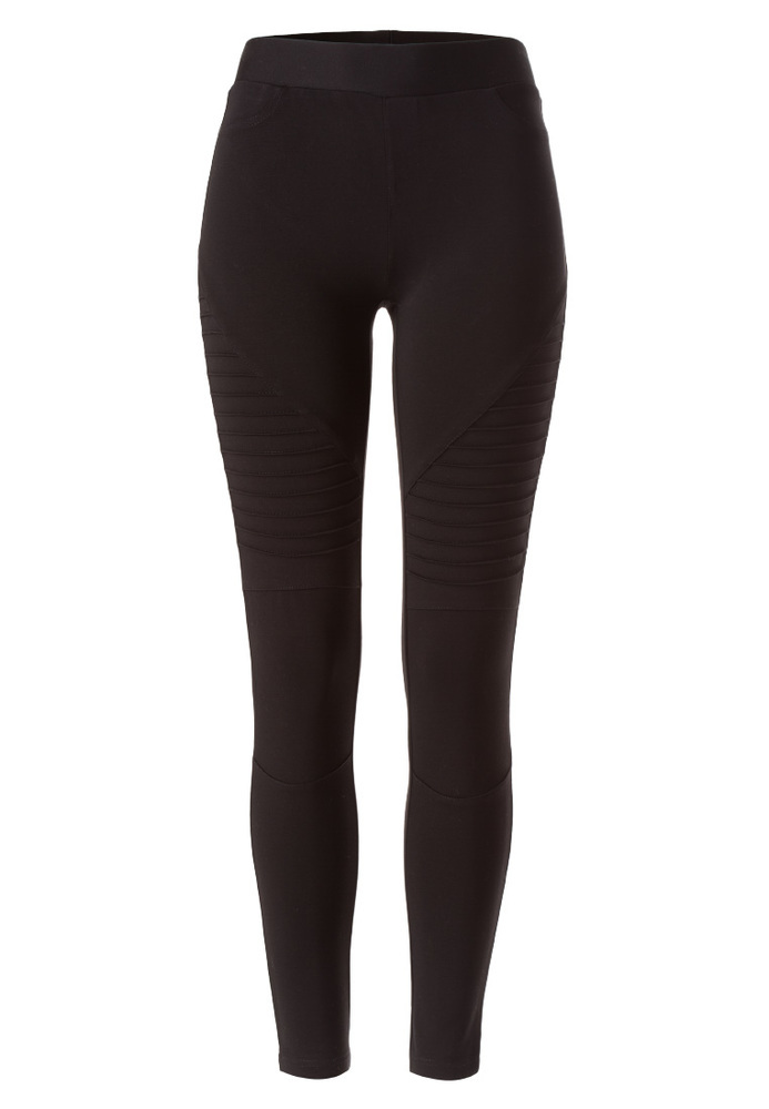 Leggings im Biker-Style