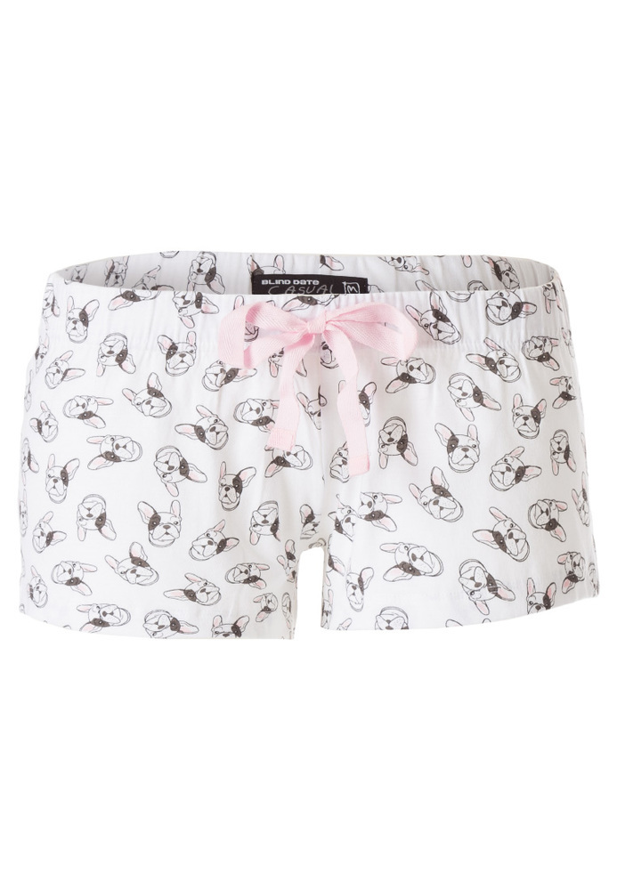 Pyjama Shorts mit Muster